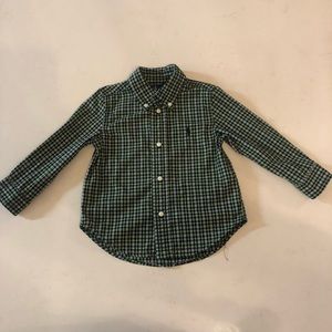 Ralph Lauren, Toddler long sleeves polo, size 24 mos